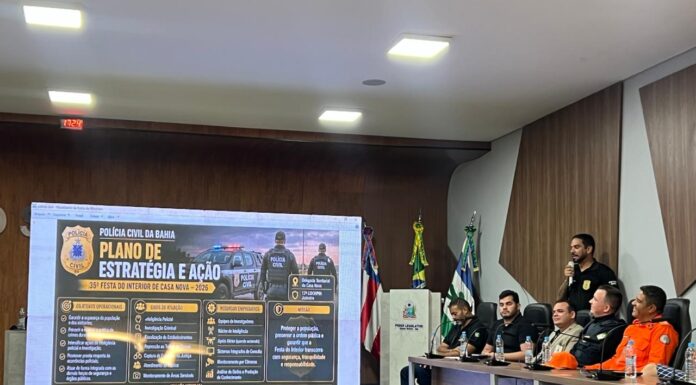 35ª Festa do Interior de Casa Nova: Autoridades apresentam Plano integrado de Segurança Pública para o evento que acontece de 10 a 12 de julho