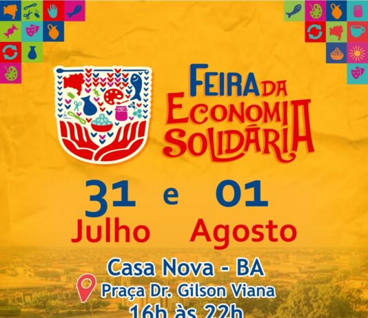 Feira da Economia Solidária fortalece a produção local em Casa Nova neste final de semana