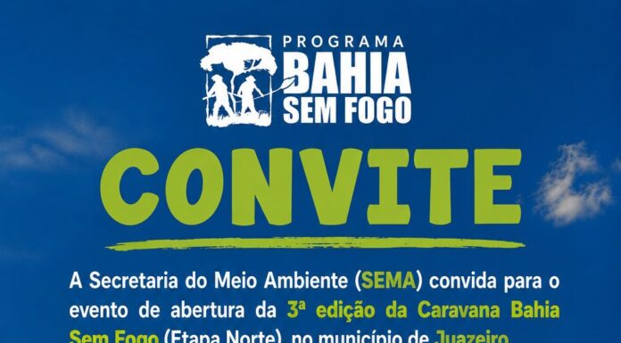 Juazeiro recebe a Caravana Bahia Sem Fogo com foco na prevenção de incêndios florestais