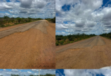 “Será que o asfalto que dá acesso ao Junco vai acabar um dia?”: morador cobra da Prefeitura de Juazeiro a continuidade das obras na estrada de acesso ao distrito
