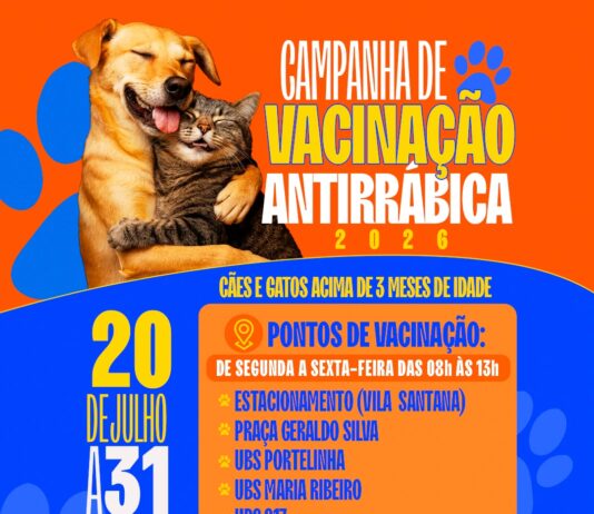 Sobradinho: Secretaria de Saúde inicia Campanha de Vacinação Antirrábica para cães e gatos