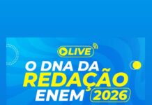 “O DNA da Redação Enem 2026”: Live educativa será realizada nesta quinta-feira (30), às 19h30; veja como participar