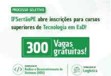 IFSertãoPE abre inscrições para 300 vagas em cursos superiores gratuitos EaD