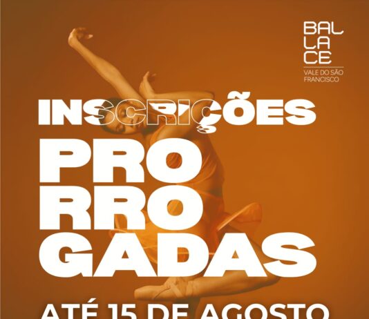 Últimos dias para se inscrever no Festival Nacional de Dança Ballace, que acontecerá em setembro no Vale do São Francisco