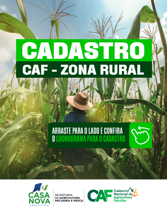 CADASTRO CAF ZONA RURAL 01