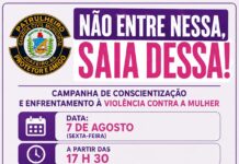 “Não Entre Nessa, Saia Dessa!”: GCM de Juazeiro lança campanha de conscientização e enfrentamento à violência contra a mulher
