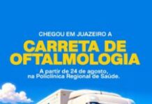 Carreta de Oftalmologia inicia atendimentos em Juazeiro nesta segunda-feira (24); confira como acessar os serviços
