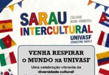 Univasf realiza Sarau Intercultural no Campus Sede na próxima segunda-feira (24)