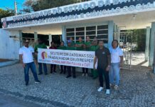 Terceirizados da empresa Creta paralisam atividades na UNEB em Juazeiro por salários e benefícios atrasados