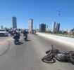 Grave acidente envolvendo carro e motocicletas deixa feridos na Ponte Presidente Dutra entre Juazeiro e Petrolina