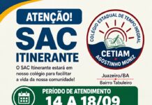 SAC Itinerante realiza emissão da nova Carteira de Identidade Nacional no bairro Tabuleiro, em Juazeiro; ação começa amanhã (14)