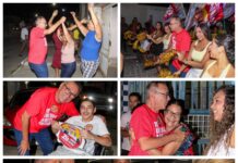 Novo Encontro recebe Zó em caminhada marcada por manifestações de apoio em Juazeiro