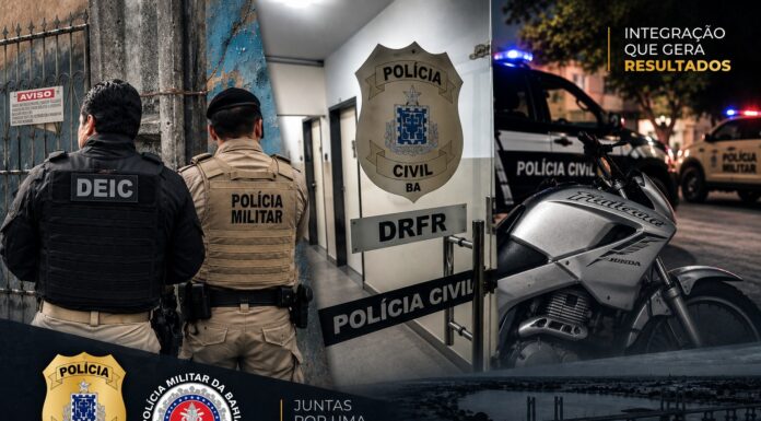 Policias Civil e Militar recuperam moto furtada, em Juazeiro, e prendem dois acusados pelo crime