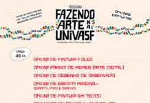 “Fazendo Arte na Univasf”: Estão abertas inscrições para 8 oficinas gratuitas com vagas para comunidade acadêmica e externa; confira