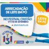 Em ação solidária, Transforma Petrolina arrecadará leite em pó durante Festival Cristão