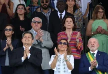 Soberania, Copa e combate ao feminicídio foram temas do 7 de Setembro, em Brasília