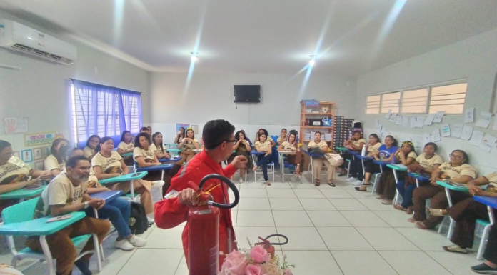 Prefeitura de Juazeiro reforça segurança nas escolas com treinamento de prevenção contra incêndios e acidentes