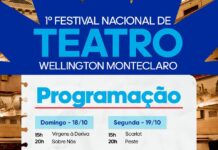 Confira programação do 1º Festival Nacional de Teatro Wellington Monteclaro, em Juazeiro, para este domingo (18)