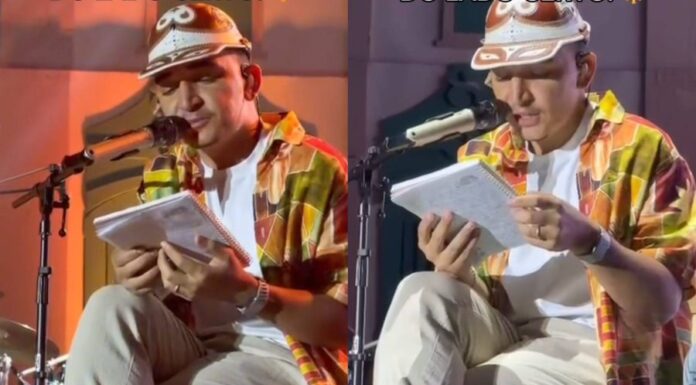 Em forma de poesia e inspirado na própria trajetória, João Gomes se posiciona: “Que a gente vote pensando no futuro de nosso país”