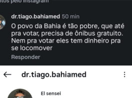 Médico de Curaçá debocha de eleitores que dependem de ônibus gratuito na Bahia: “Nem para votar eles têm dinheiro”