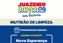 Juazeiro Limpa nos Bairros: avanços com cronograma de ações neste mês de outubro