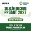 Univasf oferta 20 vagas para Doutorado Profissional em Agroecologia e Desenvolvimento Territorial