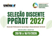 Univasf oferta 20 vagas para Doutorado Profissional em Agroecologia e Desenvolvimento Territorial