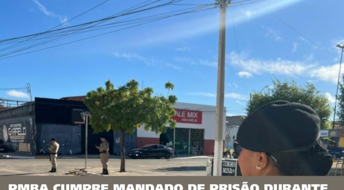 Homem com mandado de prisão em aberto é detido durante ocorrência de violência contra a mulher em Juazeiro