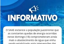 SAAE aponta quedas de energia como causa de problemas no abastecimento de água em Juazeiro