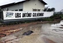 Alagamento impede funcionamento da UBS do bairro Antônio Guilhermino, em Juazeiro, informa Sesau