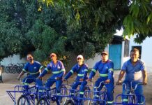 SAAE Sobradinho adquire bicicletas cargueiras para agilizar manutenção de água e esgoto