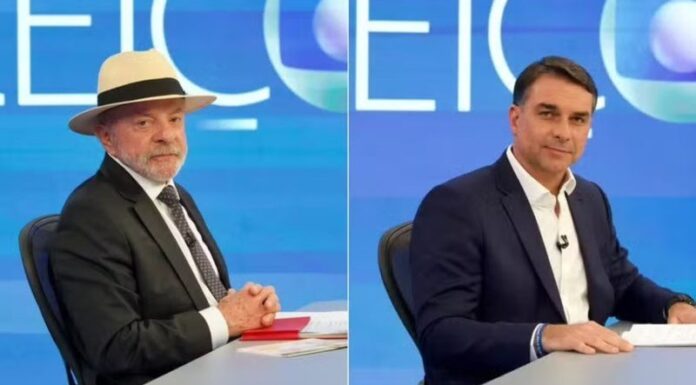 Lula X Flávio Bolsonaro: Candidatos se enfrentam pela 1ª vez no debate da Band neste domingo (18)