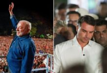 35 mil votos foram registrados após as 17h; vantagem de Lula sobre Flávio Bolsonaro no Brasil foi de 4,4 milhões