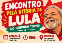 Estudantes realizam ato em apoio a Lula nesta quinta-feira na Univasf em Petrolina